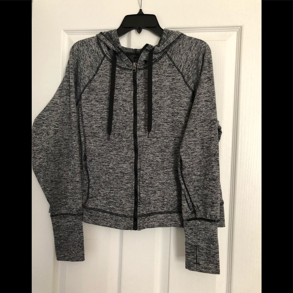 Stretchy zip sport jacket